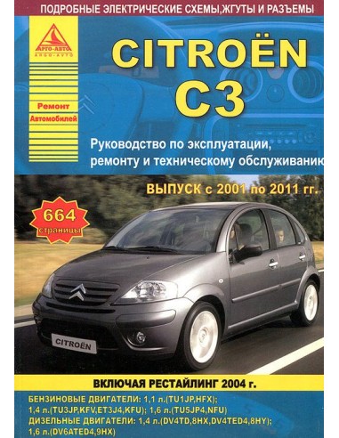 Citroen C3 2001-11, рестайл. 2004 г.Руководство...