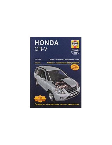 Honda CR-V 2002-06 с бенз. (2.0 л) и диз. (2.2 л) двигателями.  (Алфамер)