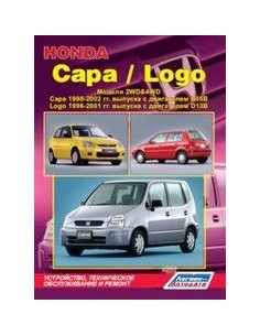 Honda Capa / Logo. Модели 2WD&4WD 1998-02 / 1996-01...