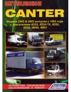 Mitsubishi Canter 1993-02 г.Руководство по ремонту и...