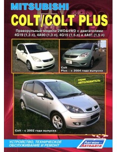 Mitsubishi Colt/Colt Plus праворуль. мод. с 2002...
