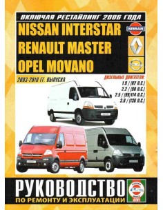 Руководство по ремонту и эксплуатации Nissan Interstar,...