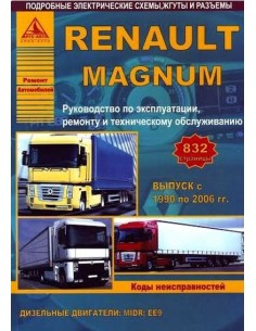 Renault MAGNUM 1990-06 г.Руководство по экспл.,ремонту и...
