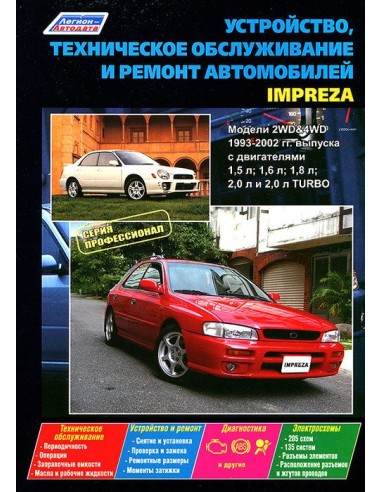 Subaru Impreza 1993-02 г. Руководство по...