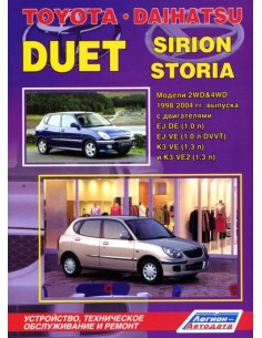 Toyota Duet, Daihatsu Storia/Sirion 1998-04 г....