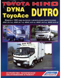 Toyota Dyna/Toyoace & Hino Dutro – грузовики с 1999...