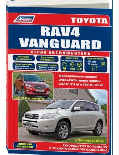 Toyota Rav 4/Vanguard c 2005 г.  Руководство по ремонту и...