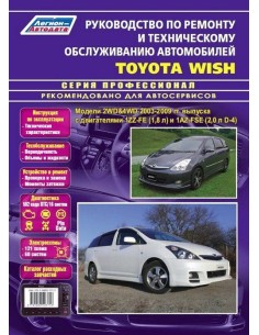 Toyota WISH 2003-09 г./рестайлинг 2005 г.  Руководство по...