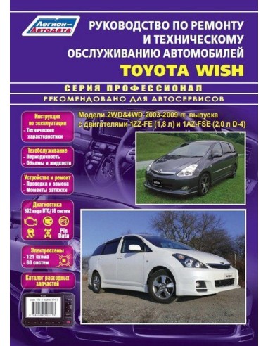 Toyota WISH 2003-09 г./рестайлинг 2005 г....