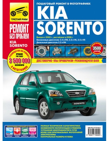 KIA SORENTO (Киа Соренто) с 2002 и с 2006...