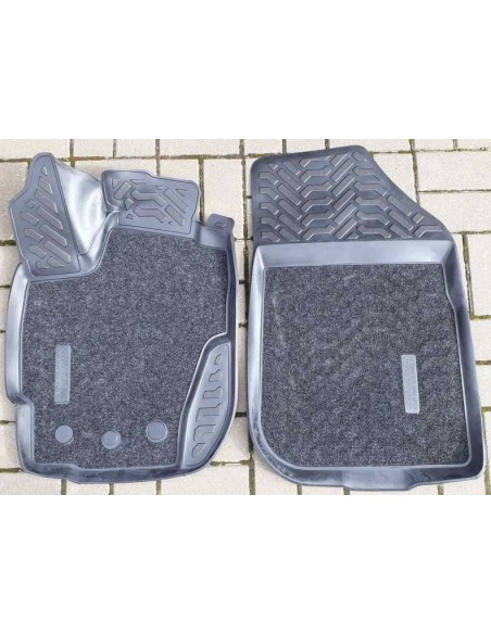 Коврики в салон Aileron серия SOFT на Renault Duster 4WD (2015-)  (3D) (рест.)  (Крепеж)