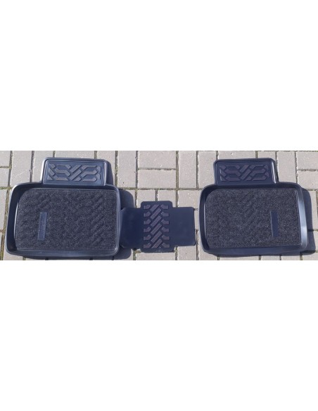 Коврики в салон Aileron серия SOFT на Lada Vesta (в т.ч. SW) (2015-)  (3D)  (Крепеж)