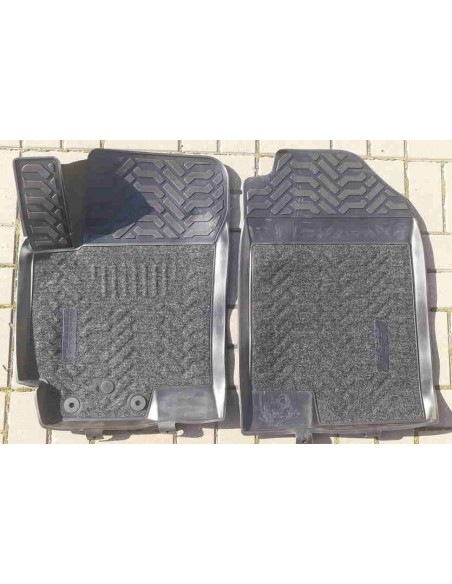 Коврики в салон Aileron серия SOFT на Kia Rio IV (06.2017-)  (3D)  (Крепеж)