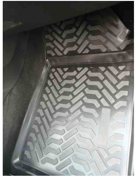 Коврики в салон Aileron на Renault Arkana (2019-) салон (3D с подпятником)(Крепеж1)