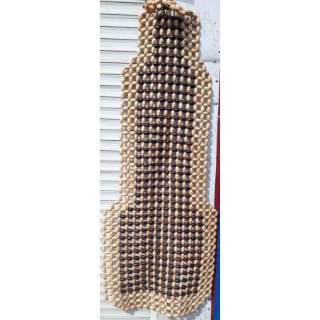 Накидка на сиденье  деревянная массажная лакированная