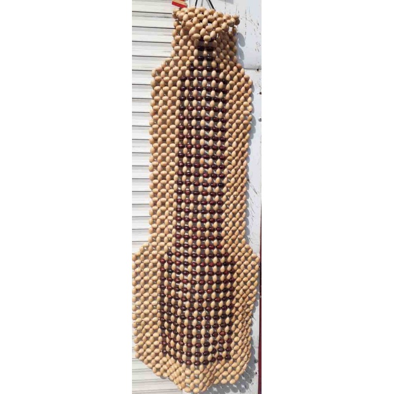 Накидка на сиденье  деревянная массажная лакированная