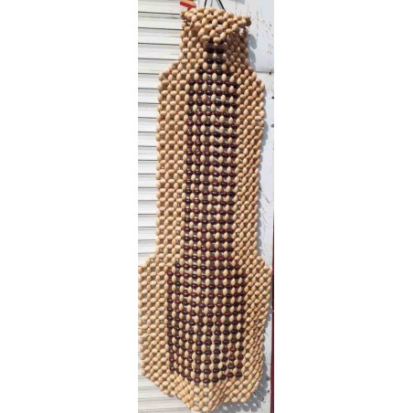 Накидка на сиденье  деревянная массажная лакированная