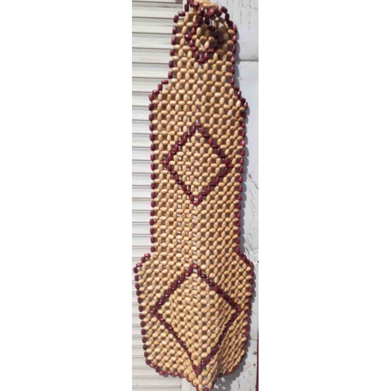 Накидка на сиденье  деревянная массажная лакированная