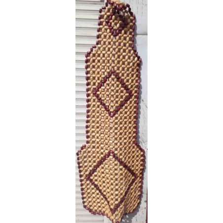 Накидка на сиденье  деревянная массажная лакированная