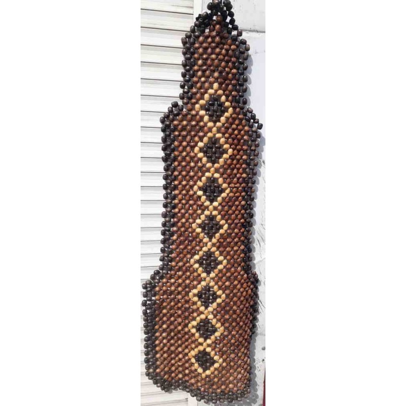 Накидка на сиденье  деревянная массажная лакированная