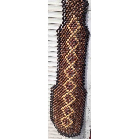 Накидка на сиденье  деревянная массажная лакированная