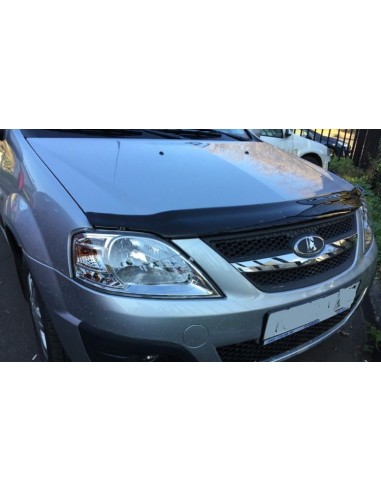 Дефлектор капота Anv-air на Ларгус евро крепеж