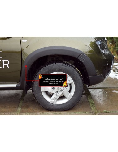 Расширители колесных арок (4 шт.) Renault...