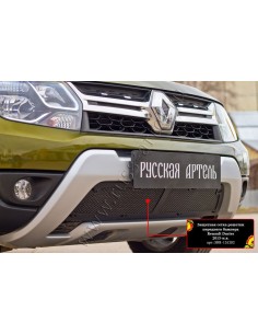 Защитная сетка решетки переднего бампера Renault Duster...