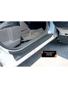 Накладки на внутренние пороги дверей Renault Kaptur...