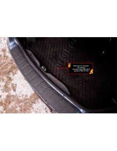 Накладка на порожек багажника Renault Logan...