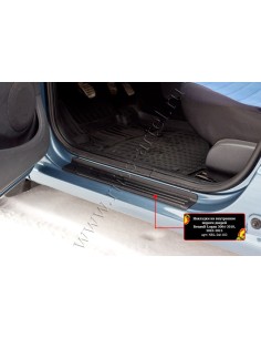 Накладки на внутренние пороги дверей (4шт) Renault Logan... 2