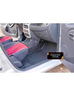 Накладки на ковролин центрального тоннеля Renault Logan... 2