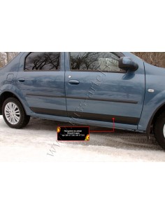 Молдинги на двери Renault Logan 2010-2013.Русская Артель