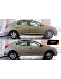 Молдинги на двери Renault Logan 2014-2017 (II... 2