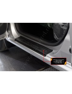 Накладки на внутренние пороги дверей (4шт) Renault Logan... 2
