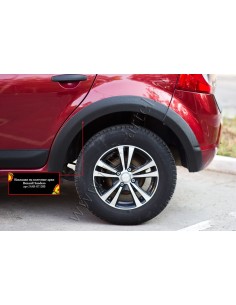 Накладки на колёсные арки Sandero 2009—2013 .Русская Артель 2