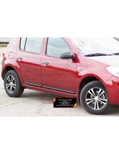 Молдинги на двери узкие Renault Sandero Stepway 2009-2013...
