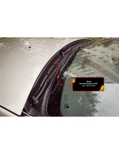 Жабо сборное (2 мм.)  Renault Sandero Stepway 2009-2013...