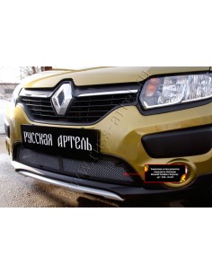 Защитная сетка решетки переднего бампера Renault Sandero...