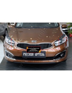 Накладки на передние фары (реснички) KIA Ceed 2015-2018...