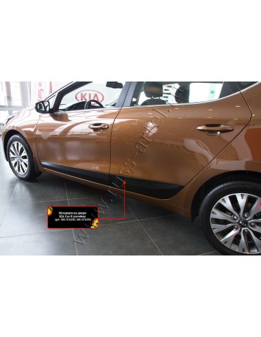 Молдинги на двери (4 шт) KIA Ceed 2015-2018...