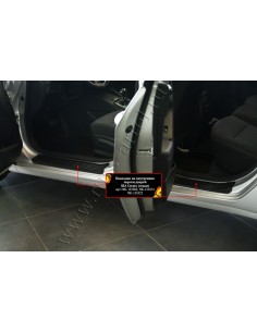 Накладки на внутренние пороги дверей (4 шт) KIA Cerato...