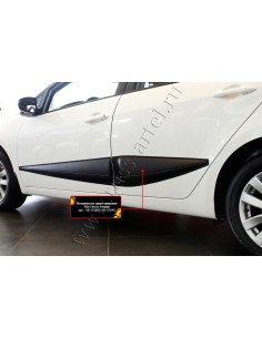 Молдинги на двери широкие (4 шт) KIA Cerato 2017-2018...