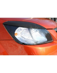 Накладки на передние фары (реснички) Rio II 2010-2011...