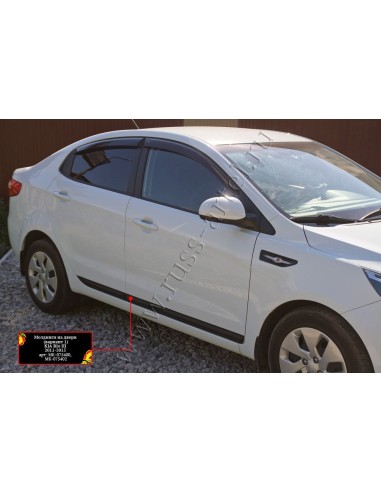 Молдинги на двери Вариант 1 (4 шт) Rio III...