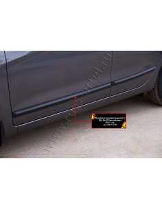 Молдинги на двери Вариант 2 (4 шт) Rio III рестайлинг...