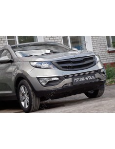 Решетка радиатора с сеткой металлик Вариант 2 Sportage...