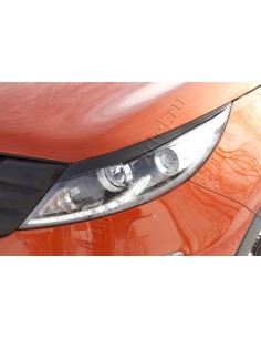 Накладки на передние фары (реснички) Sportage III...