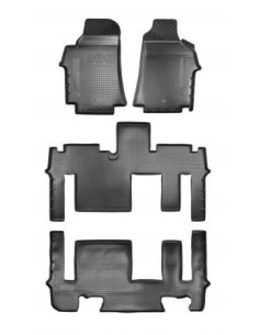 Коврики в салон Norplast для Hyundai H1 (2007) (4 шт., 3 ряда)