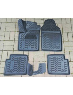 Коврики в салон Aileron на Fiat 500 (2007-)(3D с...